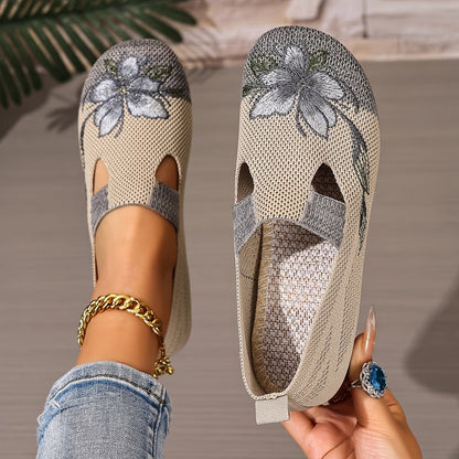 Orthopedic Slip-On Chic Embroidered Women's Breathable Shoes