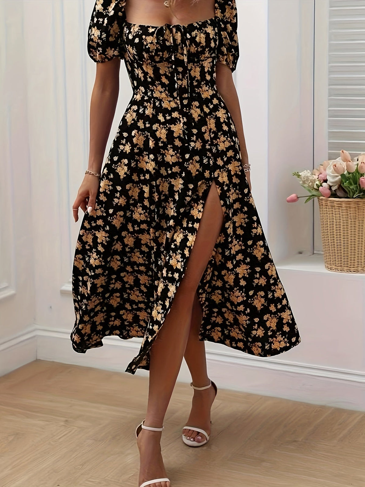 Mirella | Women's Floral Midi Dress