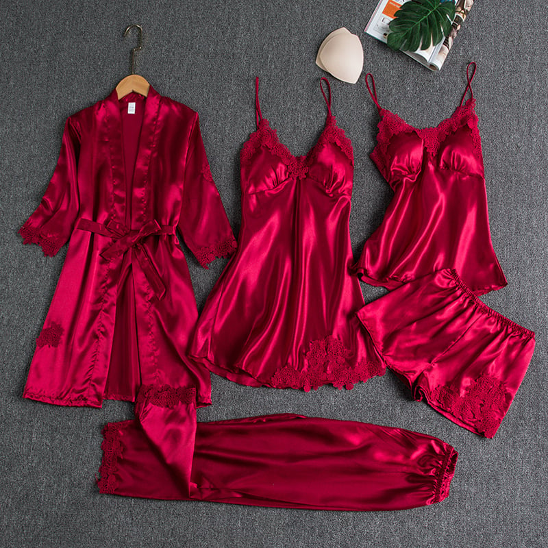 Lena | Women's 5-Piece Nightwear Set