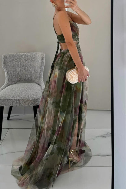 Valerie | Women's Elegant Floral Maxi Dress