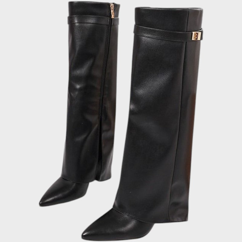 Luna |  High-Top Leather Boots