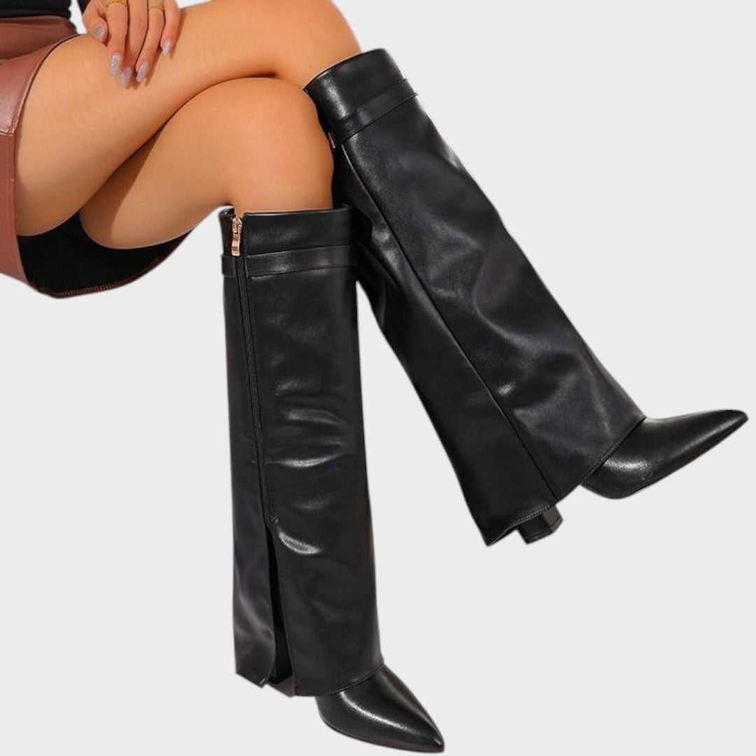 Luna |  High-Top Leather Boots