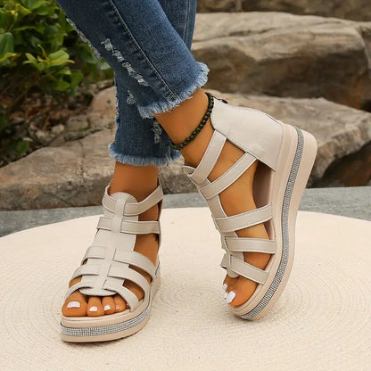 Neri | Women's Cushioned Open-Toe Elegant Orthopedic Sandals