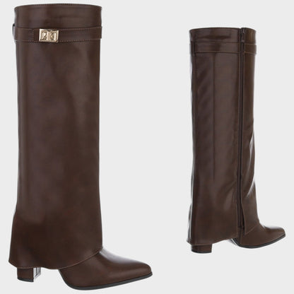 Luna |  High-Top Leather Boots