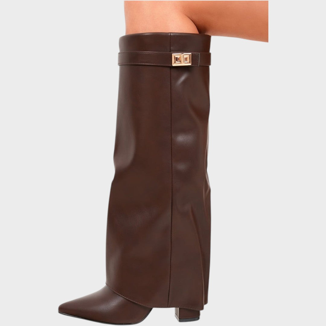 Luna |  High-Top Leather Boots