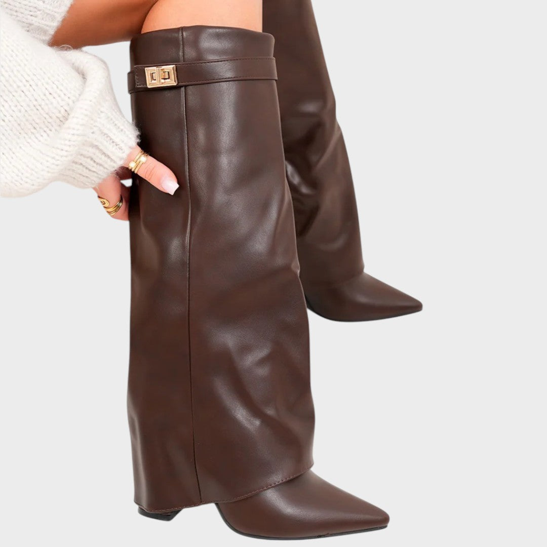 Luna |  High-Top Leather Boots