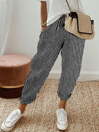 Women's Relaxed Lotte Luxe Comfort Trousers with Pockets
