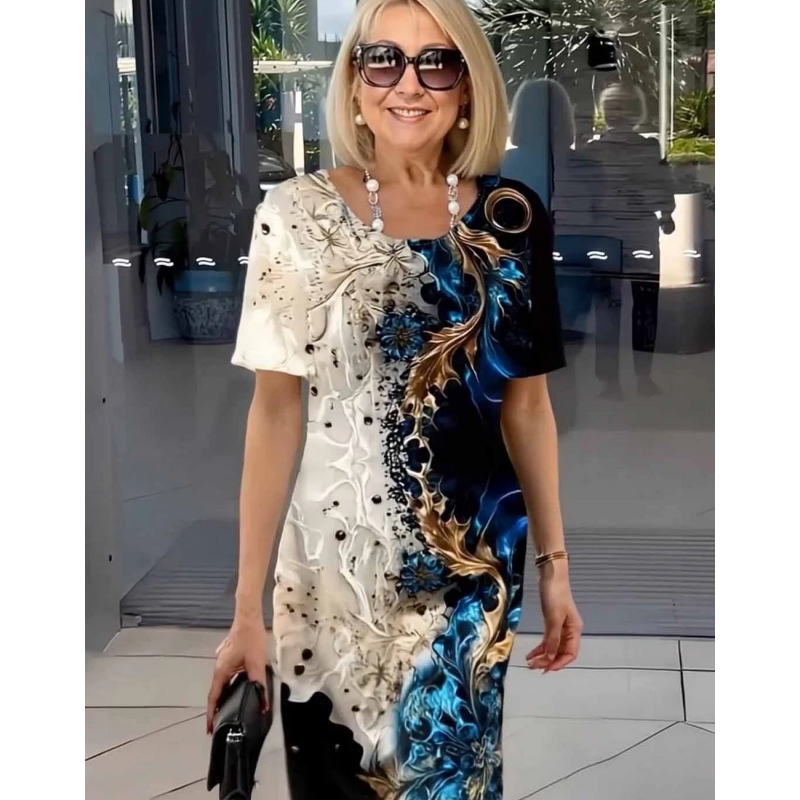 Helena | Women's Timeless Floral Summer Midi Dress
