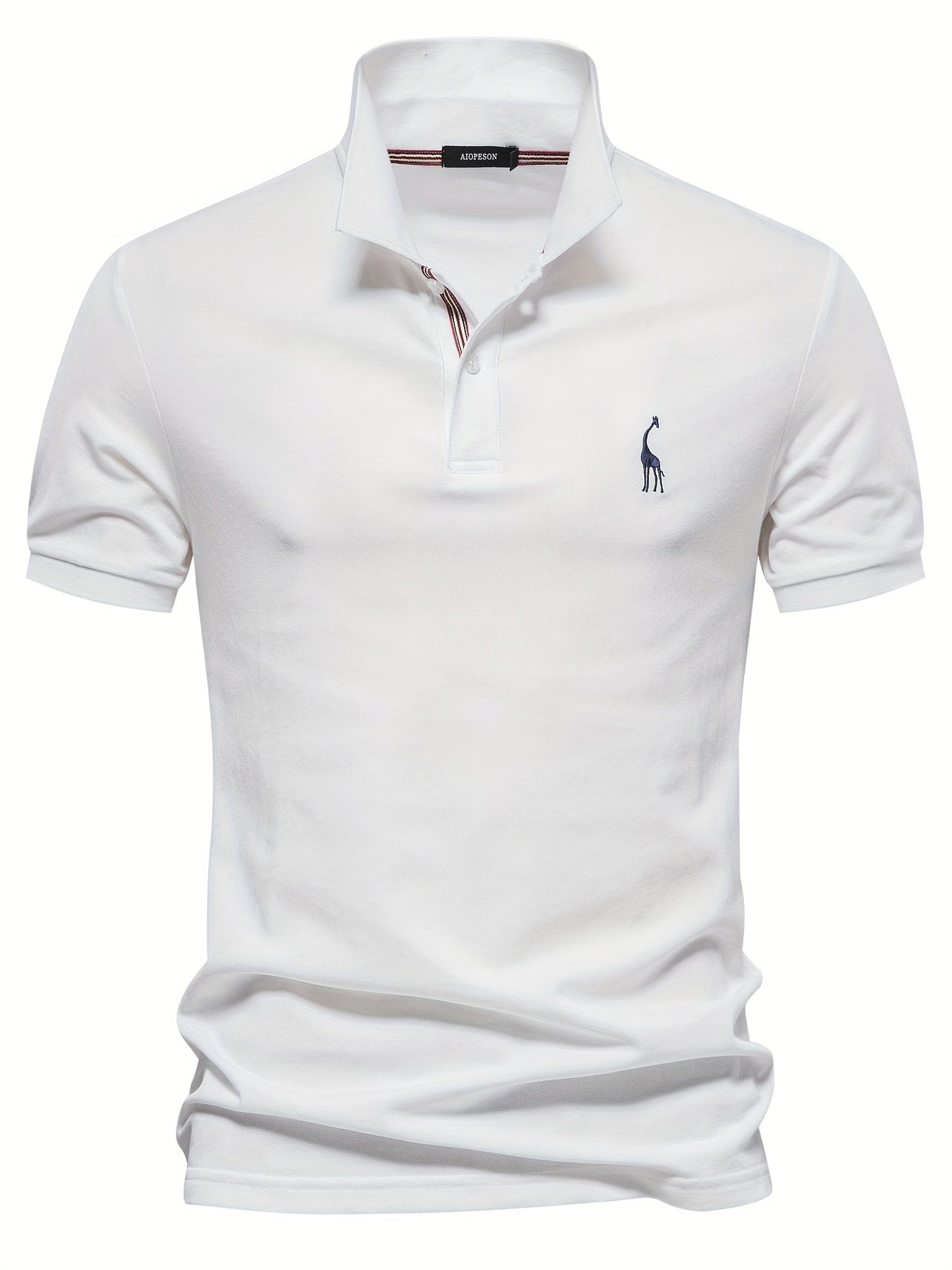Leonardo | Men's Embroidered Polo Shirt with Short Sleeve