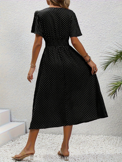 Livia | Women's Summer Dress with Short Sleeve