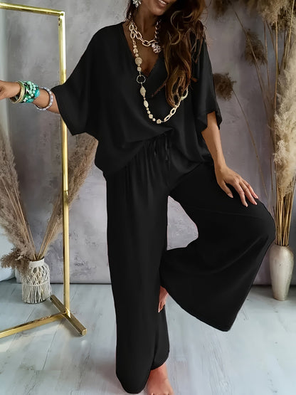 Farah | Stylish Solid Colour Women's Two Piece Set