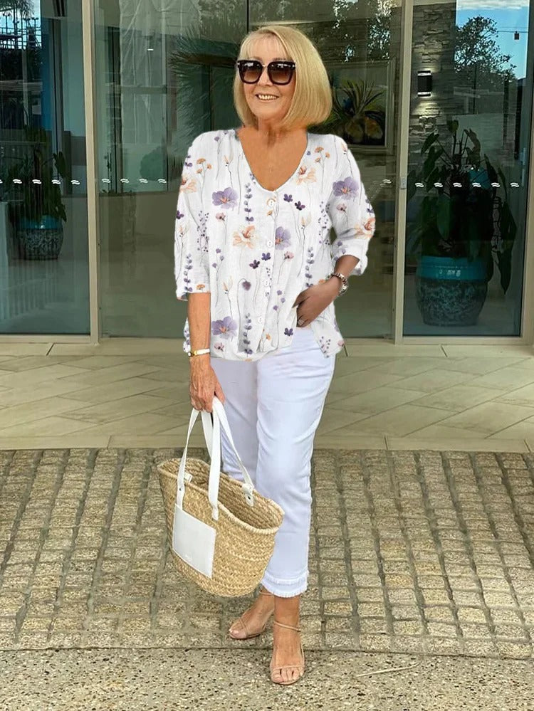 Romilly | Women's Casual Floral Blouse