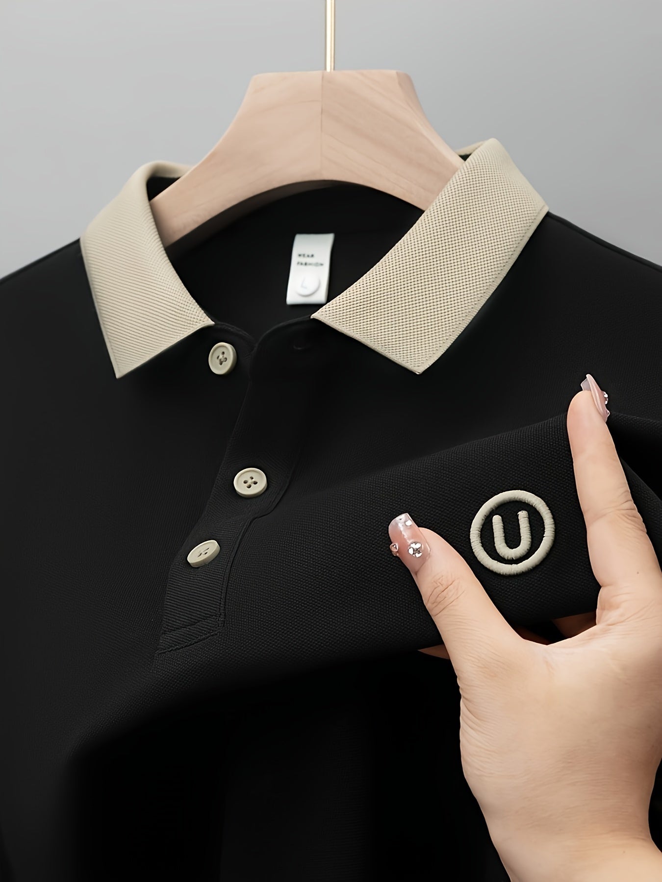Finn | Men's Embroidered Short-Sleeved Polo Shirt