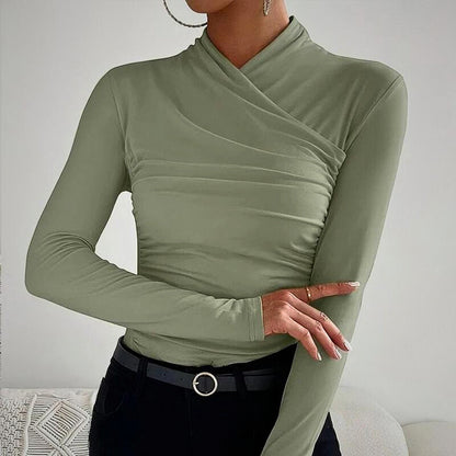 Jane | Women's Relaxed Classic Cross-Neck Top