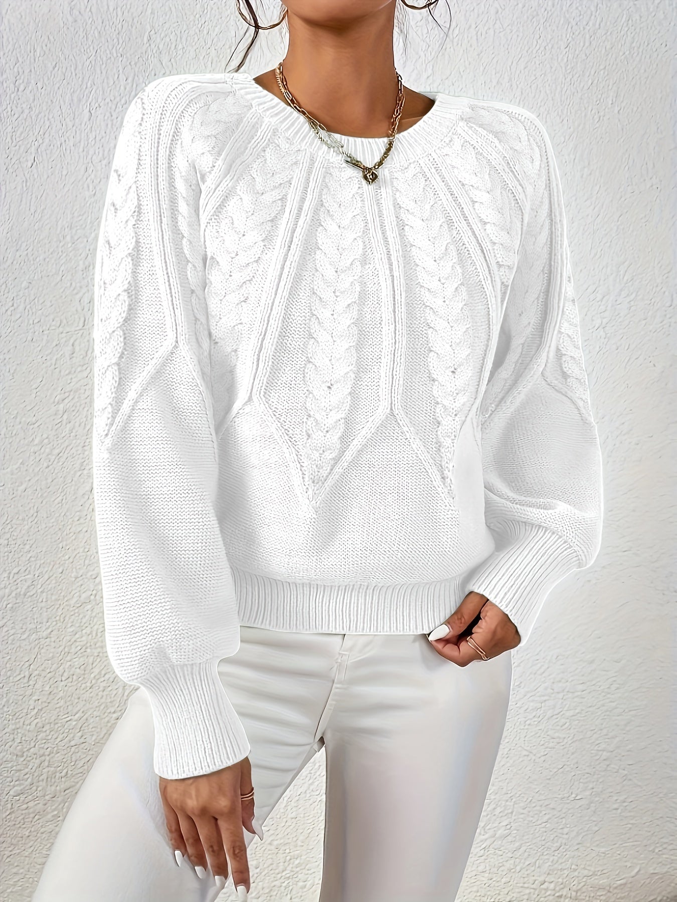 Jane | Women's Relaxed Elegant Long Sleeved Pullover Jumper