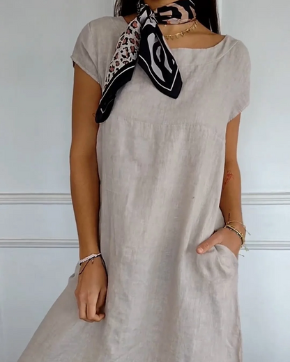 Brenna | Women's Casual Maxi Dress with Pockets