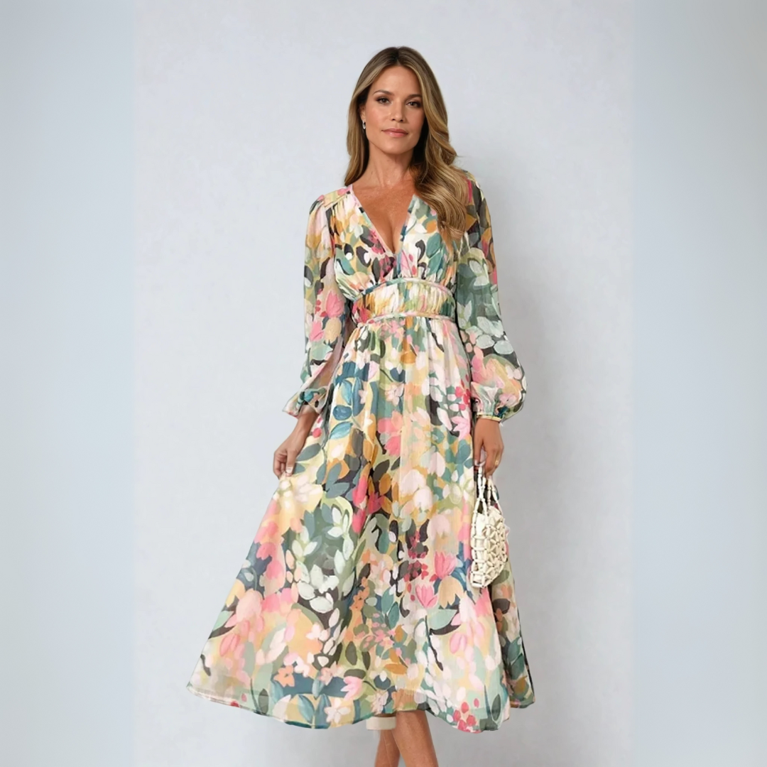Elvira | Women's Long Boho Style Maxi Dress