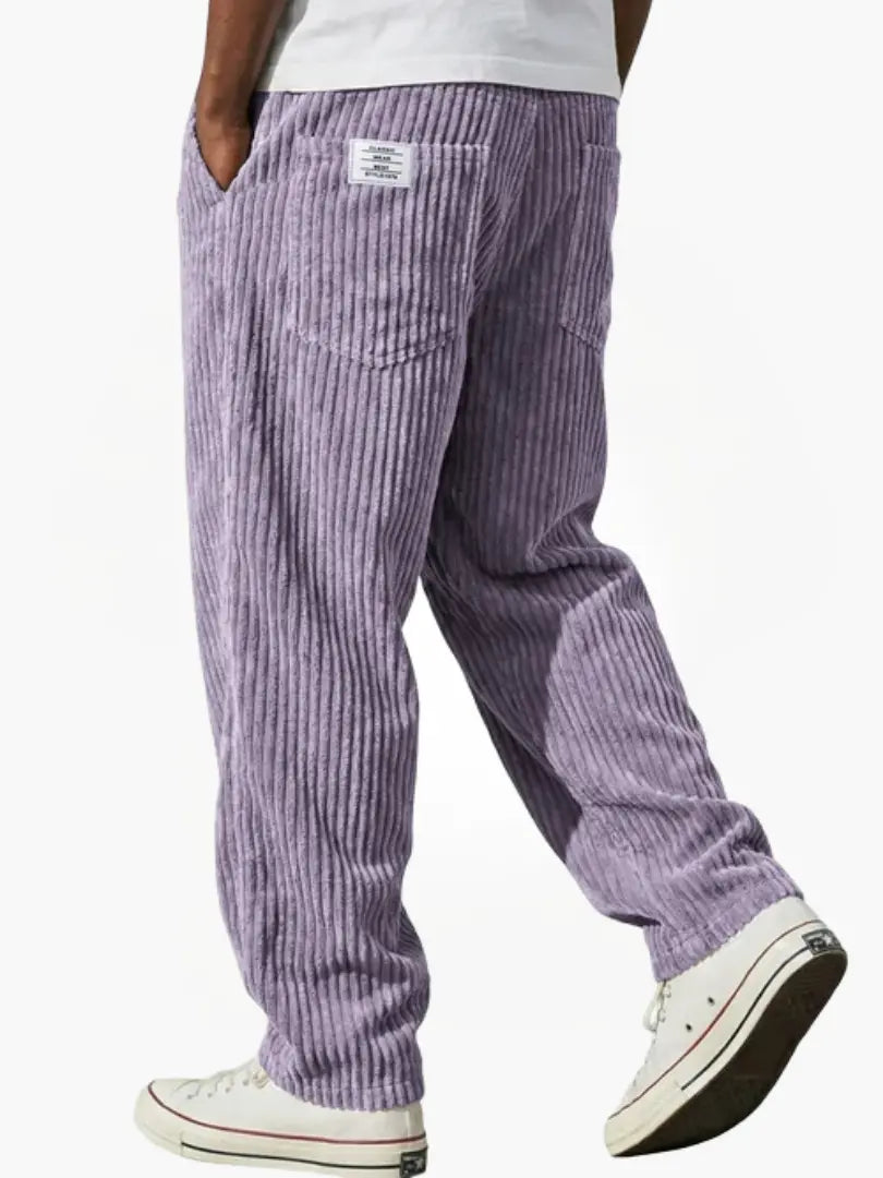 Laurent Monaco | Men's Trousers with Pockets and Drawstring
