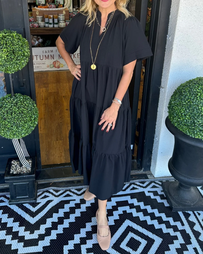Magnolia | Women's Relaxed Cozy Maxi Dress with Pockets