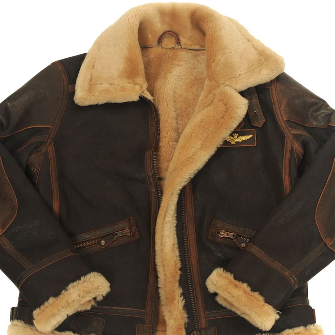 Antonia | Cozy Aviator Jacket with Long Sleeve