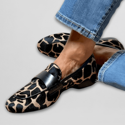 Noemi | Women's Lightweight Slip-On Animal Print Loafers