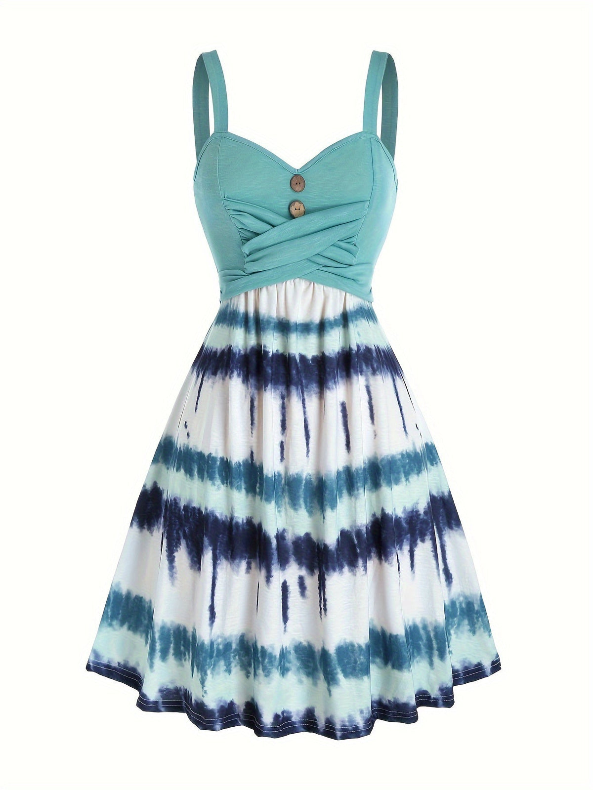 Gisele | Women's Comfortable Tie-Dye Sleeveless Summer Dress