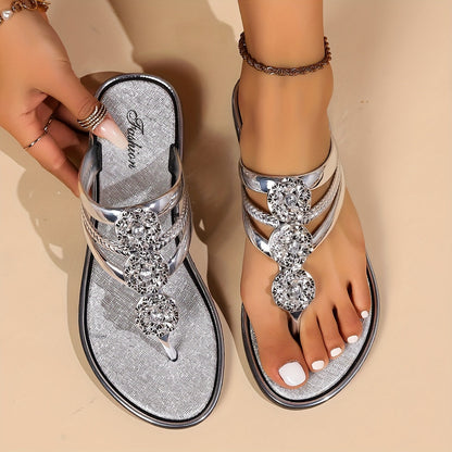 Eloira | Women's Cushioned Open-Toe Chic Glam Sandals