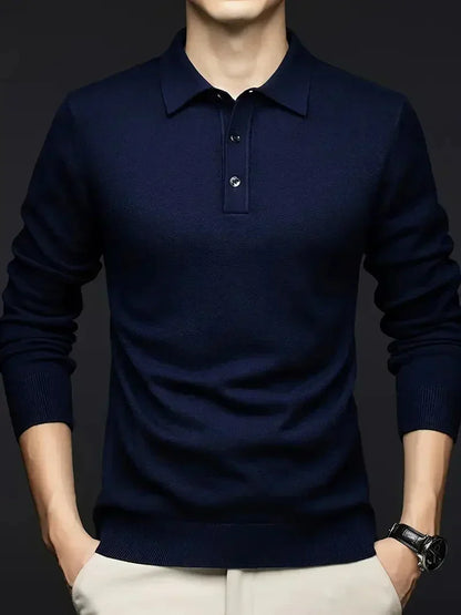 Men's Brit & Boho | Harvey Blend Jumper with Long Sleeve