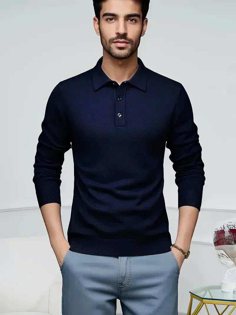 Men's Brit & Boho | Harvey Blend Jumper with Long Sleeve