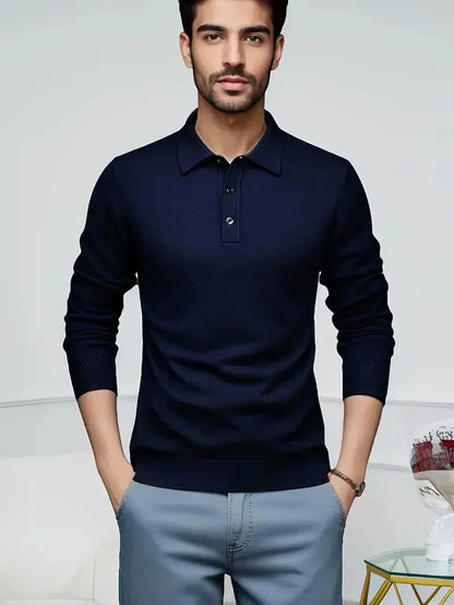 Men's Brit & Boho | Harvey Blend Jumper with Long Sleeve
