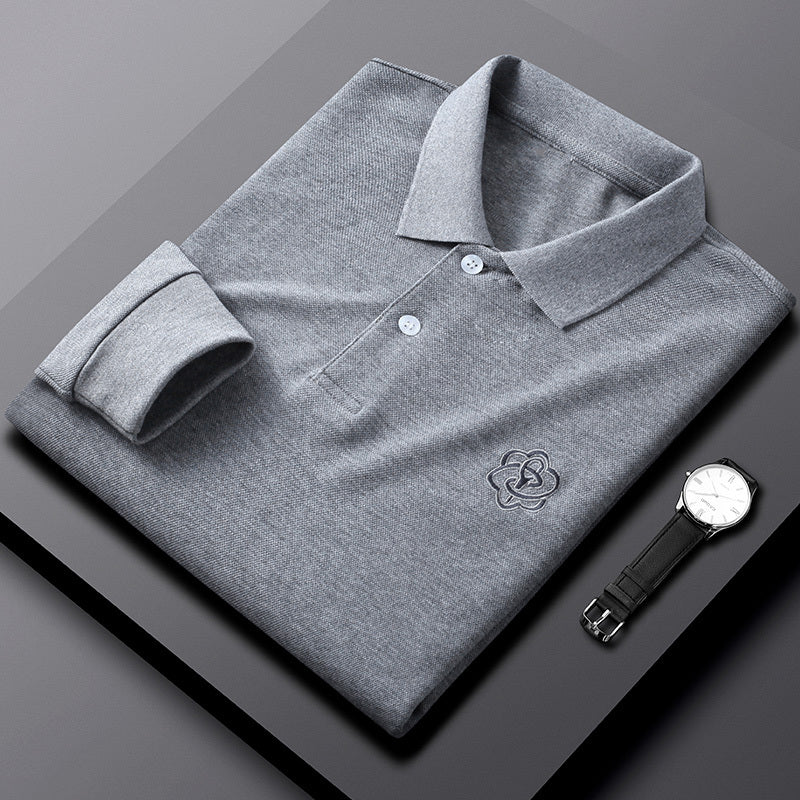 Marco | Relaxed Deluxe Men's Polo with Long Sleeve