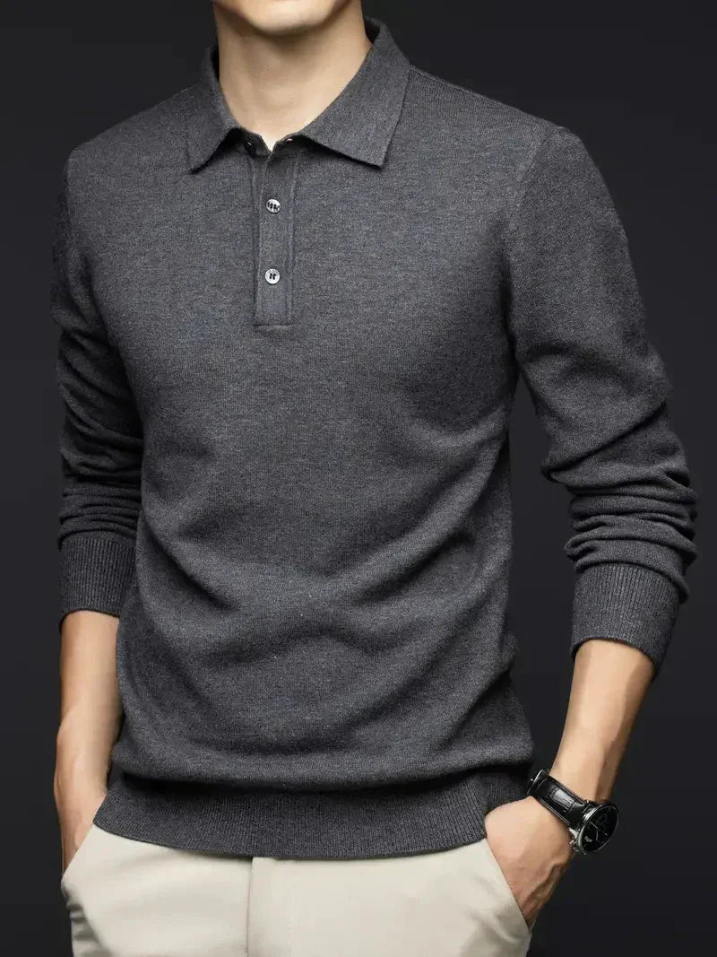 Men's Brit & Boho | Harvey Blend Jumper with Long Sleeve