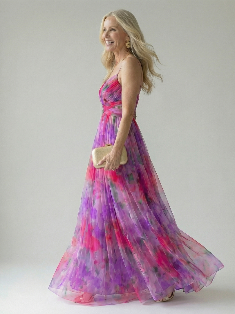 Isel | Women's Soft Wrap Maxi Dress