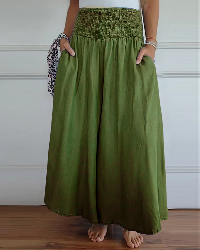 Irene | Women's Comfy Wide-Leg Trousers