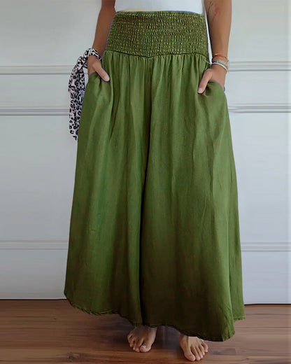 Irene | Women's Comfy Wide-Leg Trousers