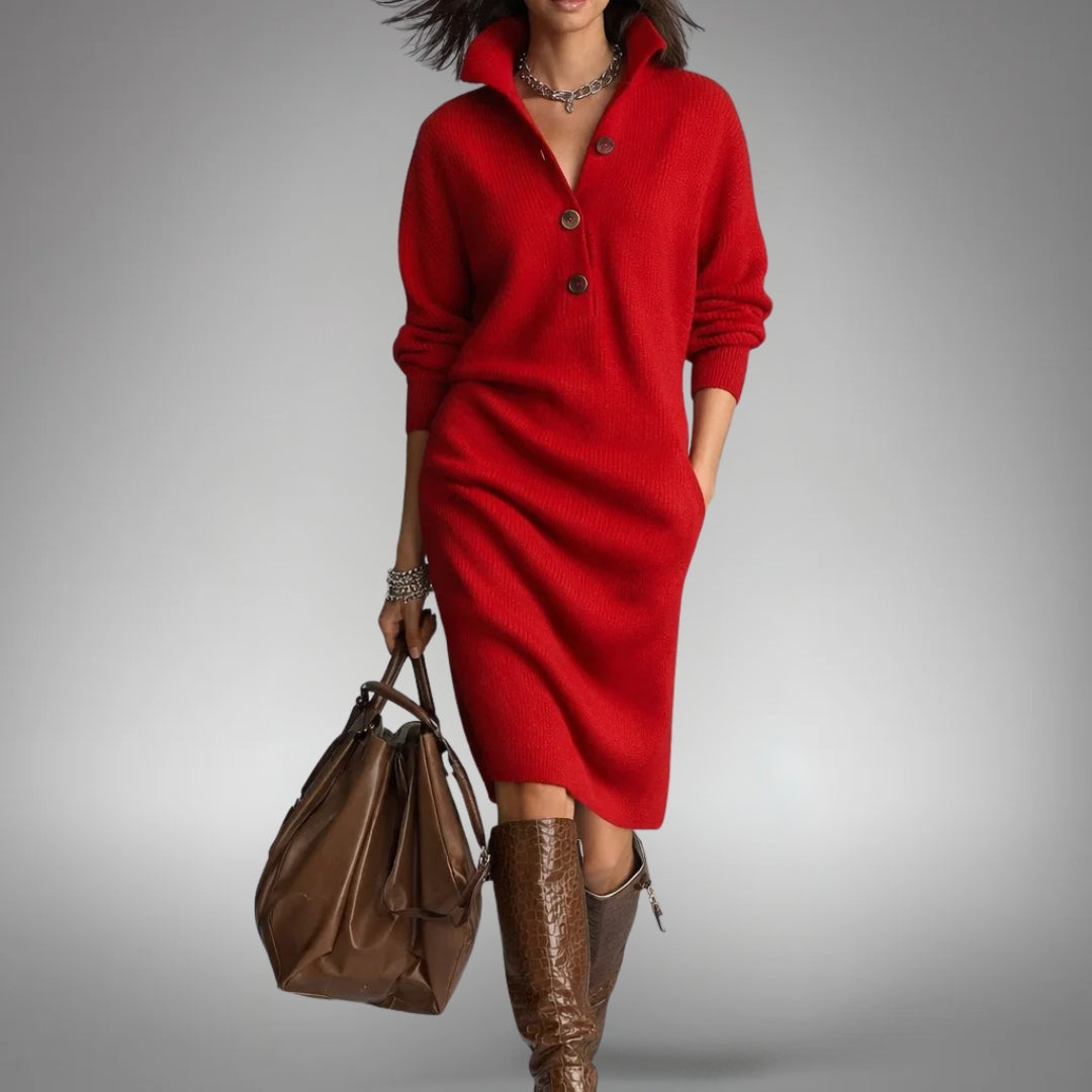 Elyon | Women's Elegant Midi Dress