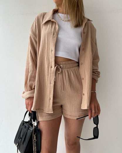 Kalista | Women's Relaxed Two-Piece Set with Long Sleeve