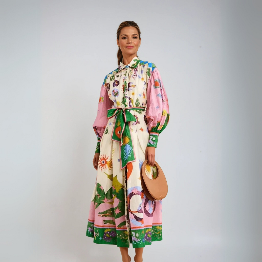 Dorthe | Women's Elegant Italian Maxi Dress