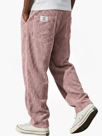 Laurent Monaco | Men's Trousers with Pockets and Drawstring