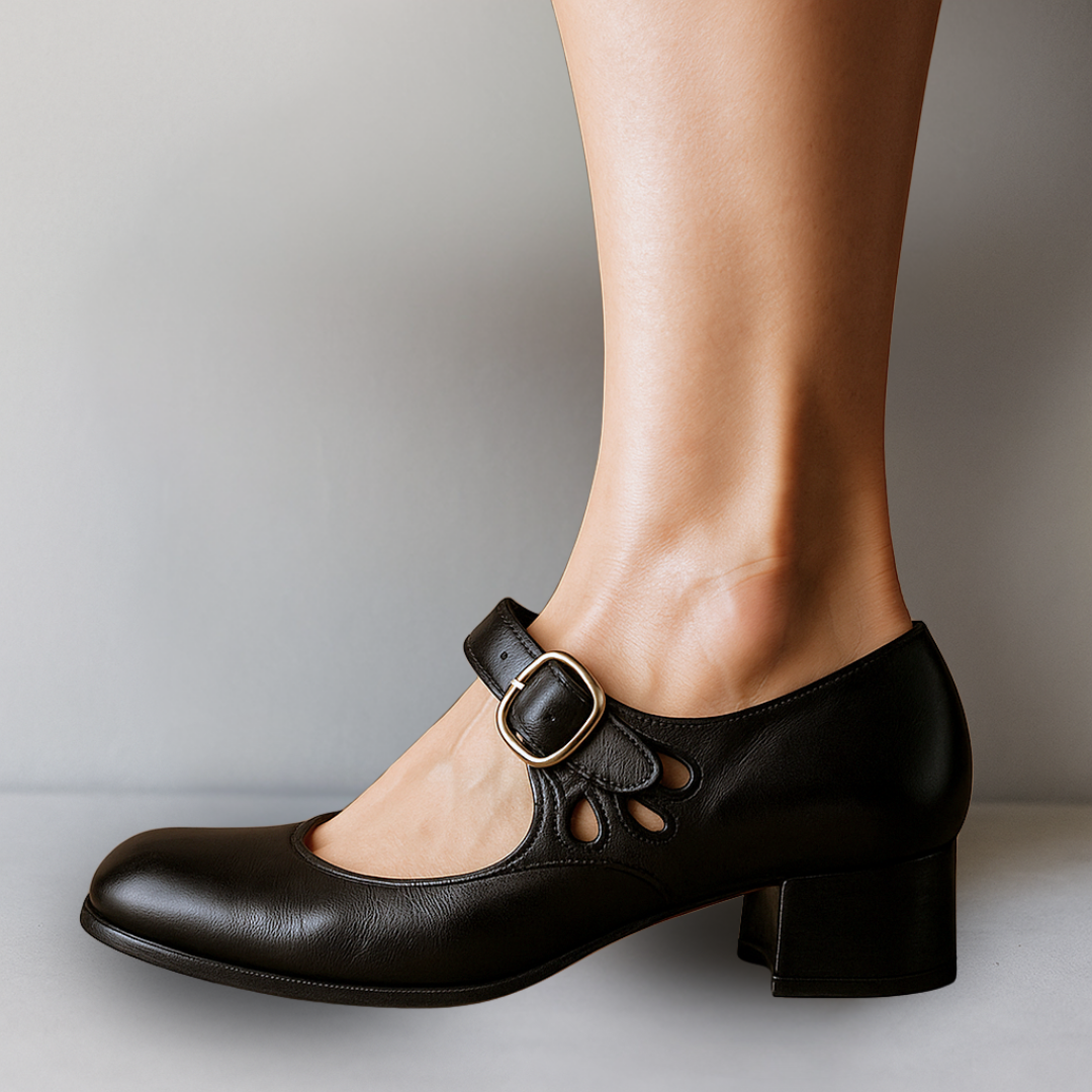 Meg | Women's Orthopedic Buckle Elegant Heels