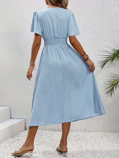 Livia | Women's Summer Dress with Short Sleeve