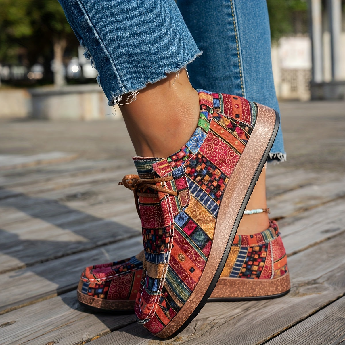 Mira | Cushioned Slip-On Vintage Orthopedic Shoes