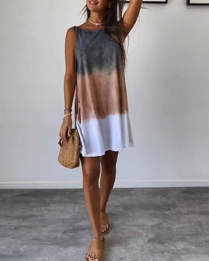 Vionette | Women's Casual Gradient Mini Dress