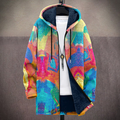 Mariah | Vibrant 3D Printed Elegant Hoodie