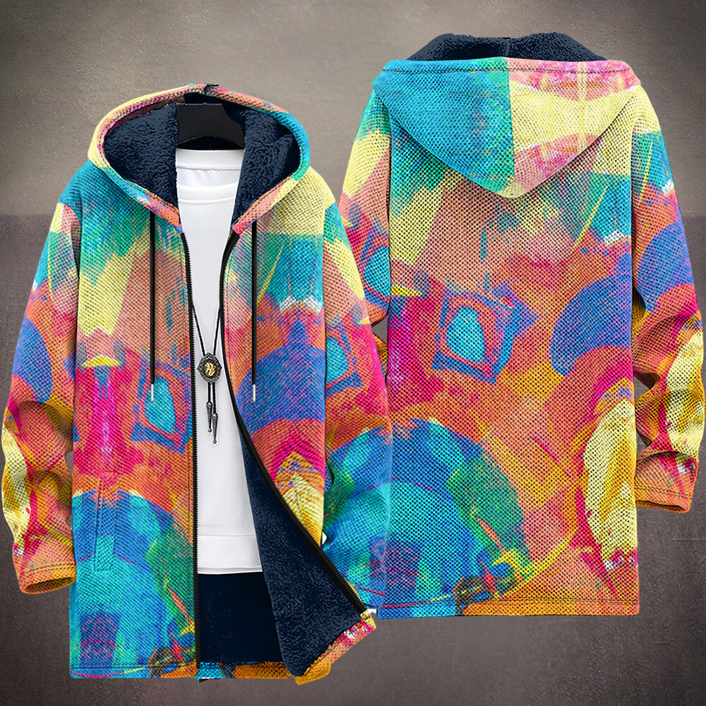 Mariah | Vibrant 3D Printed Elegant Hoodie