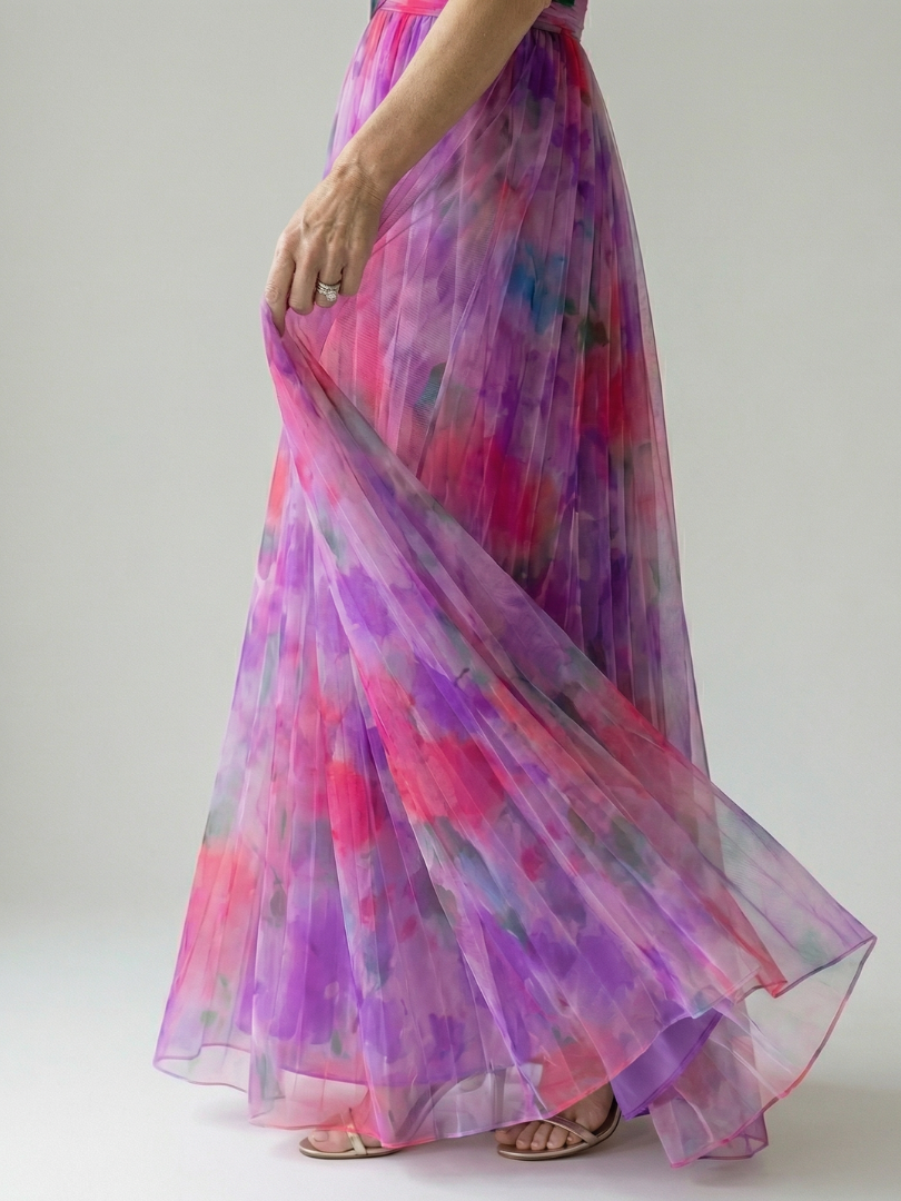 Isel | Women's Soft Wrap Maxi Dress