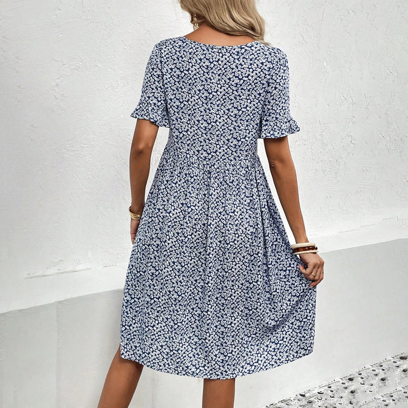 Dulcie | Women's Lightweight Floral Midi Dress