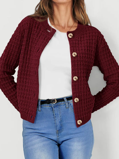 Harper | Women's Cardigan with Button Placket