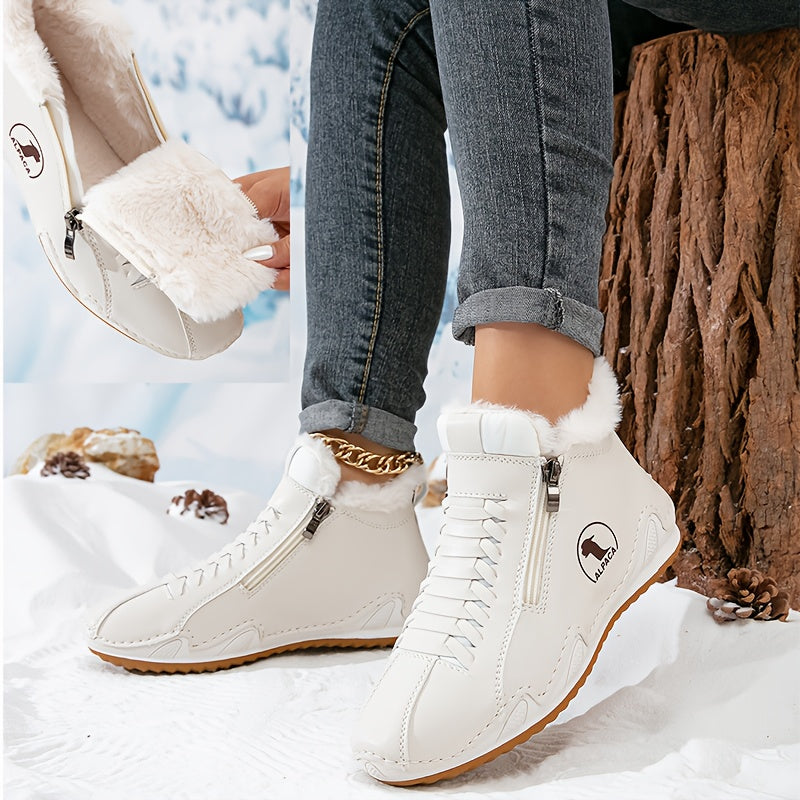 Léa | Women's Orthopedic Lace-Up Ergonomic Winter Comfort Ankle Boots