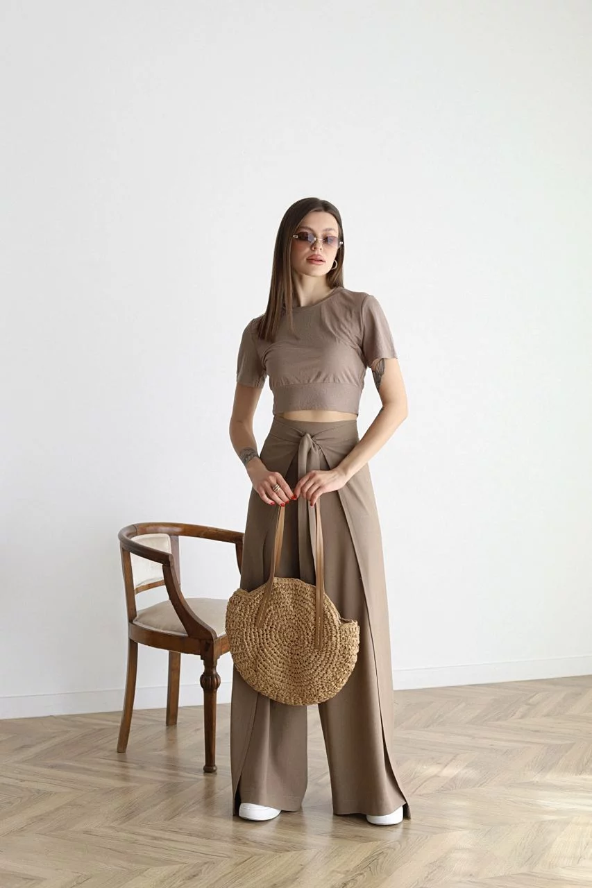 Marika | Women's Wide Trousers with Pockets